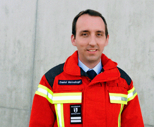 Daniel Weisskopf, Feuerwehr-Inspektor des Kantons Basel-Stadt