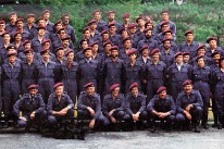 50-Jahr-Jubiläum im Jahr 1987 Feuerwehr Roche